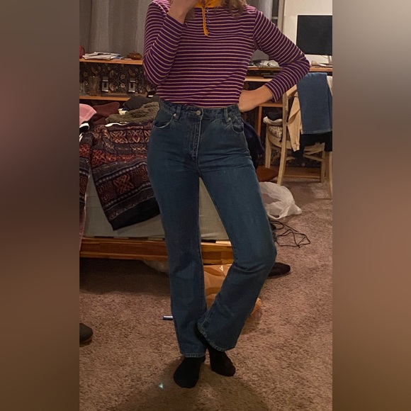 Rolla's Straight Leg Blue Jeans - Picture 6 of 6